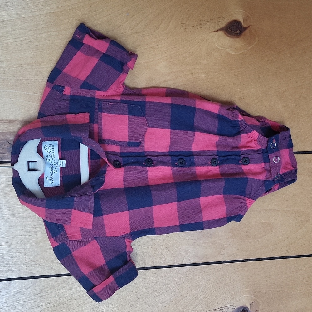Sovereign Code Button Up Onesie | 3m
